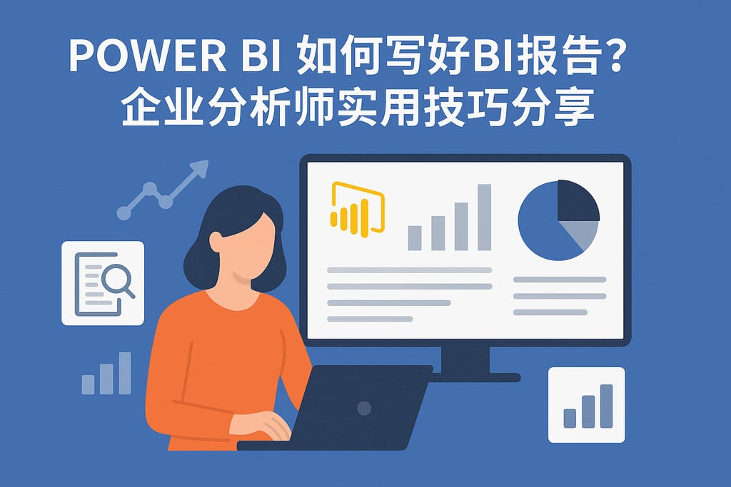 Power BI如何写好BI报告？企业分析师实用技巧分享